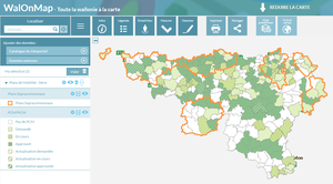 Nouveauté : trois thématiques mobilité accessibles dans WalOnMap